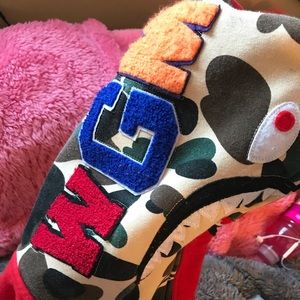 Bape jacket bag included